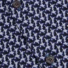 ALPHSHO Geometrik Desenli Saf Pamuklu Kısa Kollu Gömlek