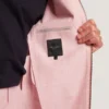 ASHLEYJ Keten Pamuklu Fermuarlı Harrington Ceket