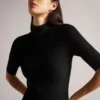 CANDDY Pileli Etek Ucu Bodycon Örme Mini Elbise