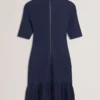 CANDDY Pileli Etek Ucu Bodycon Örme Mini Elbise