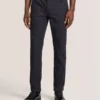 COMPACT HERRINGBONE PANTOLON Black Beauty