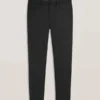 COMPACT HERRINGBONE PANTOLON Black Beauty