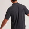 CONNYR Dokulu Örme Düğmeli Polo Gömlek