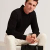 ELATES Balıksırtı Desenli Yuvarlak Yaka Sweatshirt