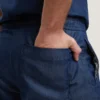 GANMO Bol Kesim Çekip Giyilen Chambray Pantolon