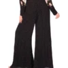 GENİŞ PAÇALI TUCK PANTOLON Siyah