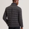 GEROME Yüksek Yaka Astarlı Kapitone Blazer