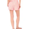 HANA Gingham Kesimli Yüksek Bel Şort