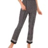 HEIDI Geometrik Dar Paça Örgü Pantolon