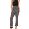 HEIDI Geometrik Dar Paça Örgü Pantolon