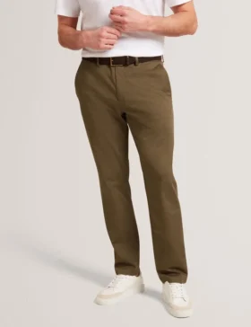 HOWETON Dar Kesim Esnek Pamuklu Chino Pantolon