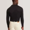 IGNAC Yumuşak Dokulu Jersey Uzun Kollu Polo