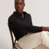 IGNAC Yumuşak Dokulu Jersey Uzun Kollu Polo
