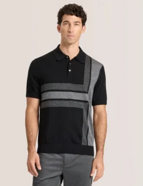 INTARSIA KAZAK POLO Black Beauty