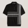 INTARSIA KAZAK POLO Black Beauty
