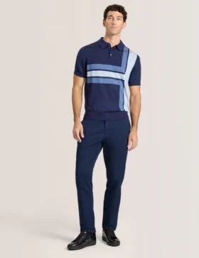 INTARSIA KAZAK POLO Sky Captain