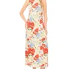 JULIANNE Poppy Desenli Tank Maxi Elbise