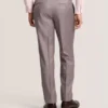 KIŞlık Sharkskin Yün Modern Kesim Takım Elbise Pantolonu