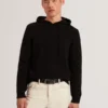 KINS Yün Oranı Yüksek Örgü Uzun Kollu Kapüşonlu Sweatshirt