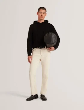 KINS Yün Oranı Yüksek Örgü Uzun Kollu Kapüşonlu Sweatshirt
