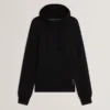 KINS Yün Oranı Yüksek Örgü Uzun Kollu Kapüşonlu Sweatshirt