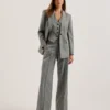 KOA Oversized Balıksırtı Tek Sıralı Blazer