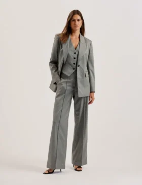 KOA Oversized Balıksırtı Tek Sıralı Blazer