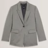 KOA Oversized Balıksırtı Tek Sıralı Blazer