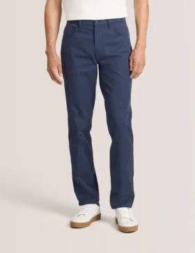 KOMPAKT HERRINGBONE PANTOLON Blue Nights