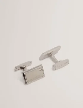 KRISTOL Kristal Detaylı Fırçalanmış Metal Kol Düğmeleri