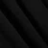 Kısa Kollu Jersey Maxi Elbise Siyah
