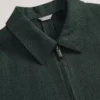 KUMARH Keten Karışımlı Fermuarlı Harrington Ceket
