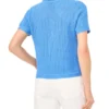 LILAC Açık Örgü Kısa Kollu Polo Gömlek
