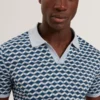 LIRIEN Geometrik Jakarlı Pike Polo Gömlek