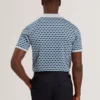 LIRIEN Geometrik Jakarlı Pike Polo Gömlek
