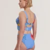LORIIAA Desenli Balenli Bikini Üstü