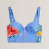 LORIIAA Desenli Balenli Bikini Üstü