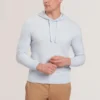 LOULAR Dokulu T Örgü Yün Karışımlı Kapüşonlu Sweatshirt