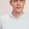 LOULAR Dokulu T Örgü Yün Karışımlı Kapüşonlu Sweatshirt