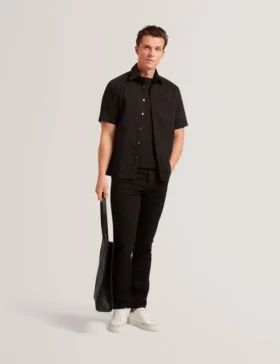 LUCKA Logo Yama Oversized Pamuklu Tişört