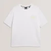 LUCKA Logo Yama Oversized Pamuklu Tişört