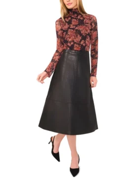 LYNDELLE Deri Maxi Etek