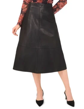 LYNDELLE Deri Maxi Etek