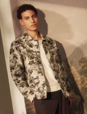 MAIRIS Tonlu Çiçek Desenli Jakarlı Overshirt