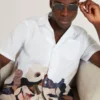 MOUSSA Bol Kesim Baskılı Etek Ucu Pamuklu Tatil Gömleği