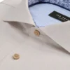 NANTUCKET Geo Dokulu Esnek Pamuklu Dar Kesim Gömlek