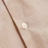 OCANIA Soluk Çiçek Desenli Pamuklu Uzun Kollu Gömlek