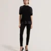 ONZAA Kalın Örgü Kısa Kollu Üst, Gömlek Etekli