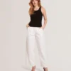 RİBLİ KREW YAKALI TANK TOP Siyah