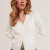 RİBLİ V YAKALI HIRKA Fildişi